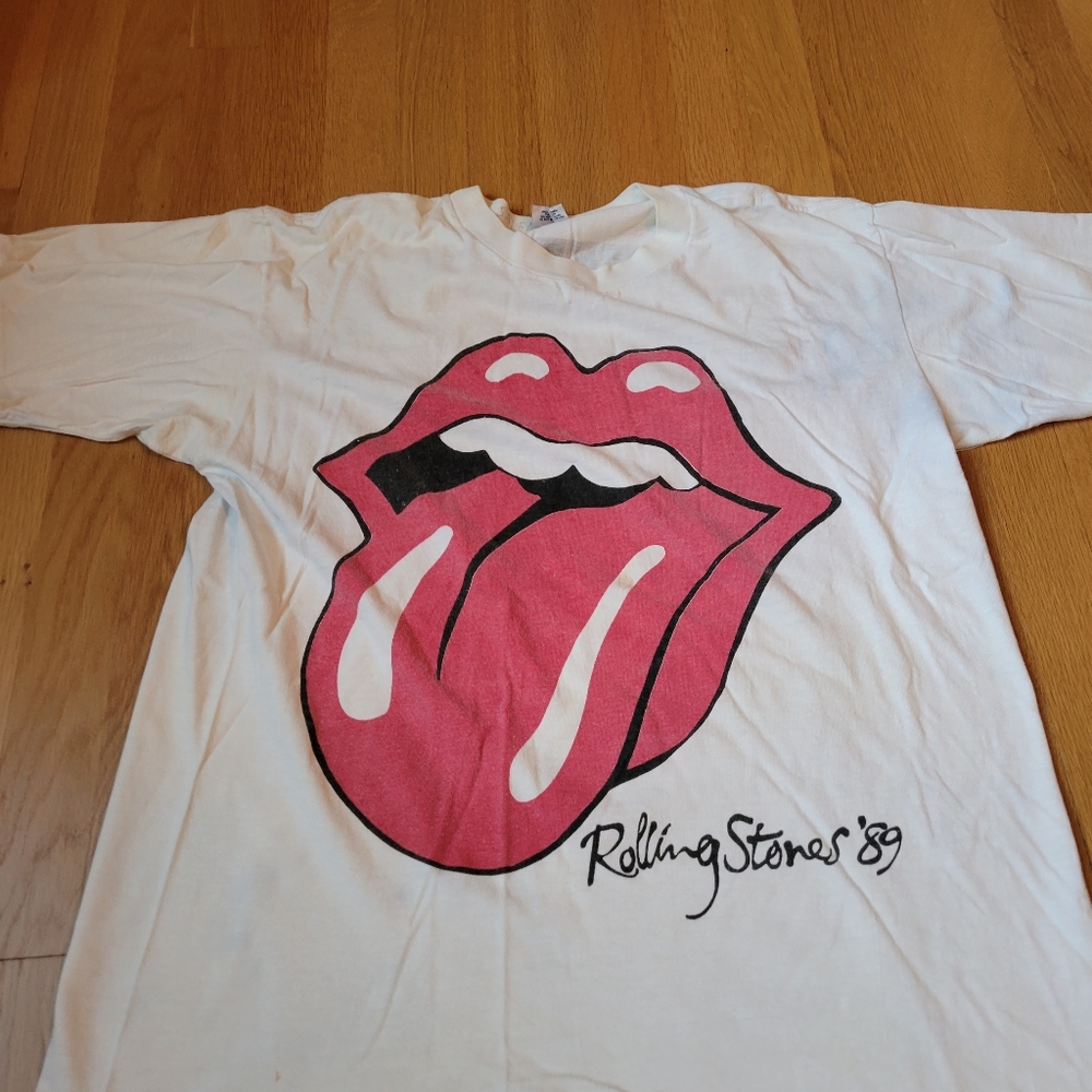 1989 rolling stones tour tshirt sz xl